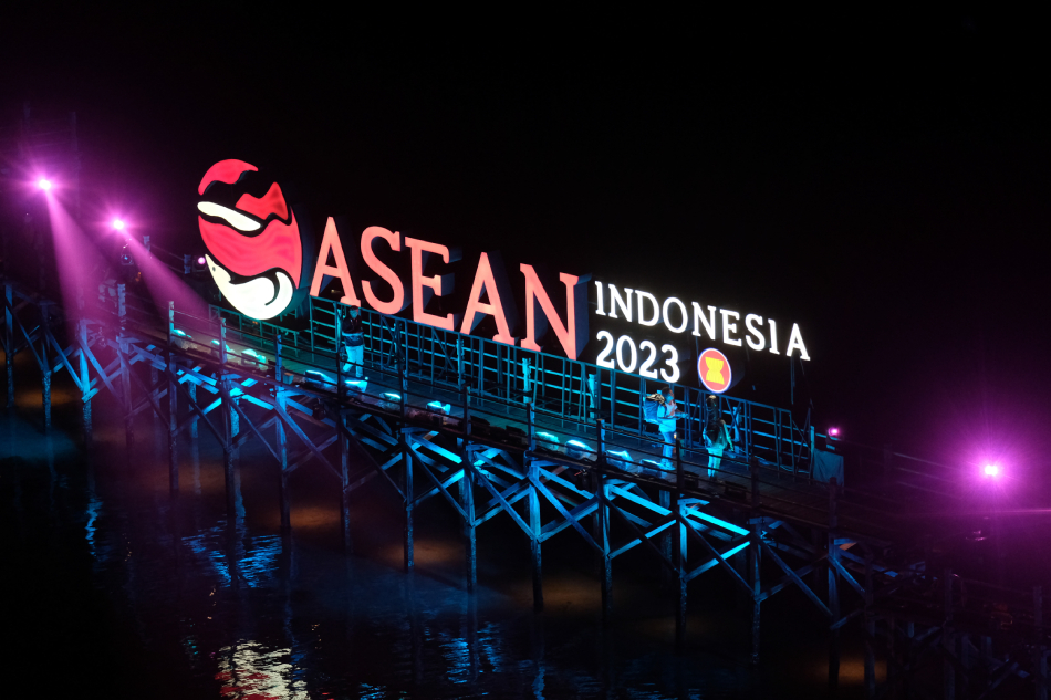 Naga Pier in Labuan Bajo dressed up as it opens it doors to participants in the 42nd Association of Southeast Asian Nations (ASEAN) Summit with Indonesia as its host country on May 9, 2023. Yummie Dingding, PPA pool