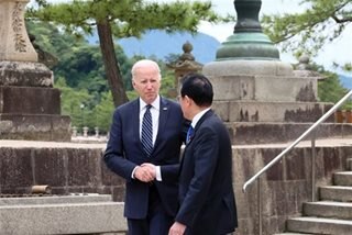 Biden says in A-bomb museum guest book to strive for nuke-free world