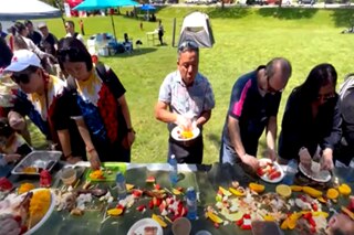 Boodle fight opens PH heritage month in Toronto