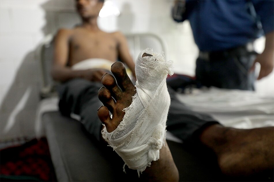 An injured passenger, who was affected by the triple train accident in Odisha, receives treatment at a government hospital in Odisha Balasore, India on June 4, 2023. EPA-EFE/PIYAL ADHIKARY/file