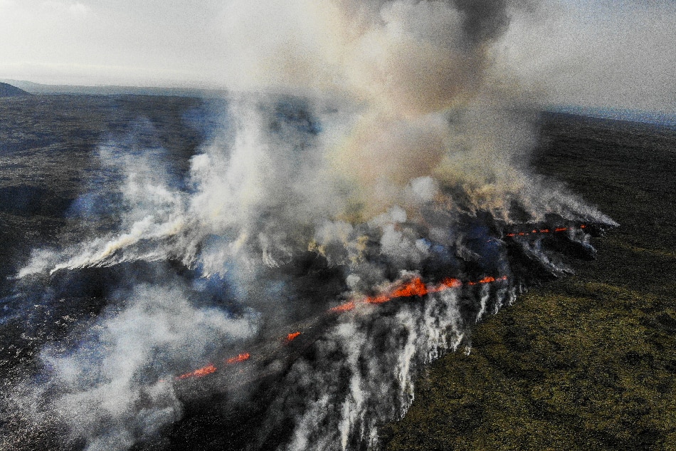 Volcano Erupts Near Icelandic Capital Abs Cbn News