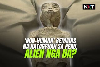 'Non-human' remains na natagpuan sa Peru, alien nga ba?