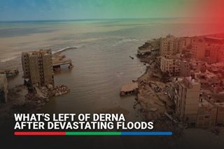 What's left of Derna after devastating floods