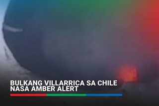 Bulkang Villarrica sa Chile nasa amber alert
