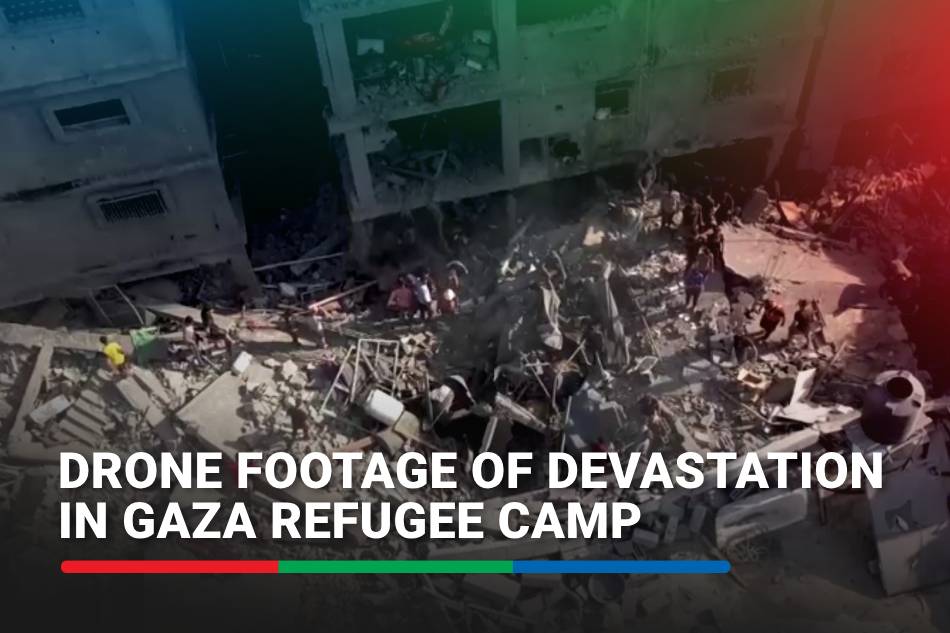 Drone Footage Shows Devastation In Gaza Refugee Camp Amid Israeli ...