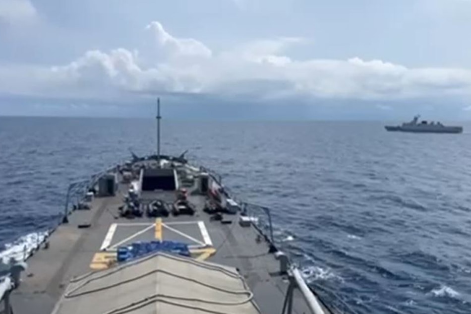 Chinese Navy Ship Shadows PH Vessel In West PH Sea: AFP | ABS-CBN News