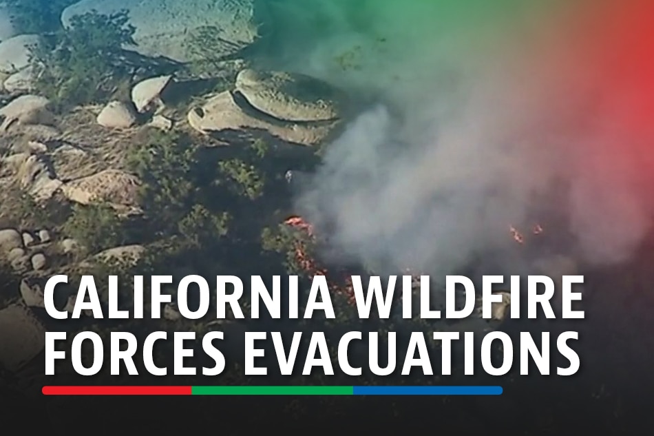 California wildfire forces evacuations ABSCBN News