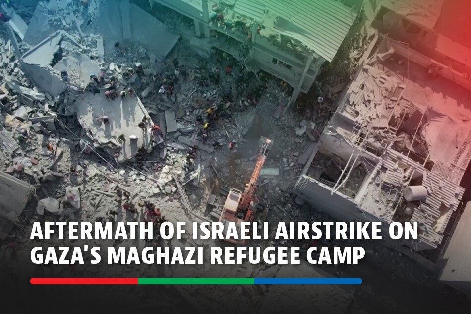 Aftermath Of Israeli Airstrike On Gaza's Maghazi Refugee Camp | ABS-CBN ...