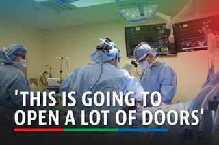 Breast implants help save man's life during double lung transplant
