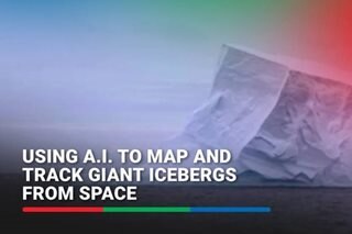 Using AI to map and track giant icebergs from space