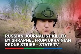 Russian journalist killed by shrapnel from Ukrainian drone strike - state TV