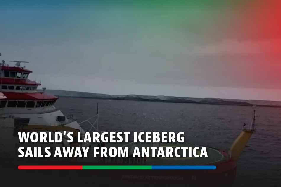 World's largest iceberg sails away from Antarctica