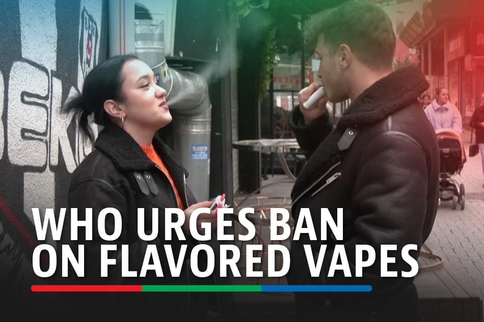 WHO Urges Ban On Flavored Vapes | ABS-CBN News