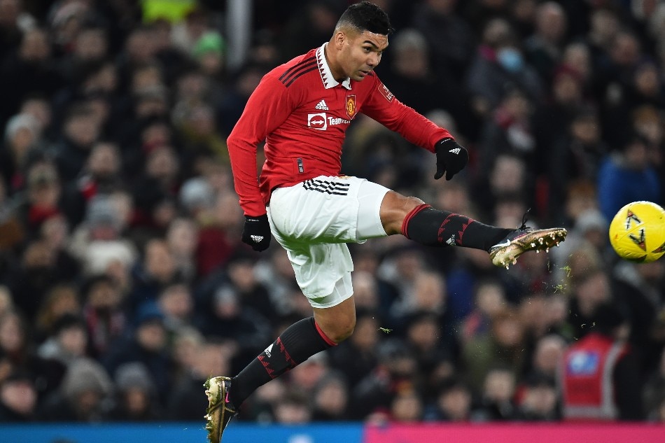 Manchester United's Casemiro in action during the FA Cup third round match between Manchester United and Everton in Manchester, Britain, 06 January 2023. File photo. Peter Powell, EPA-EFE.