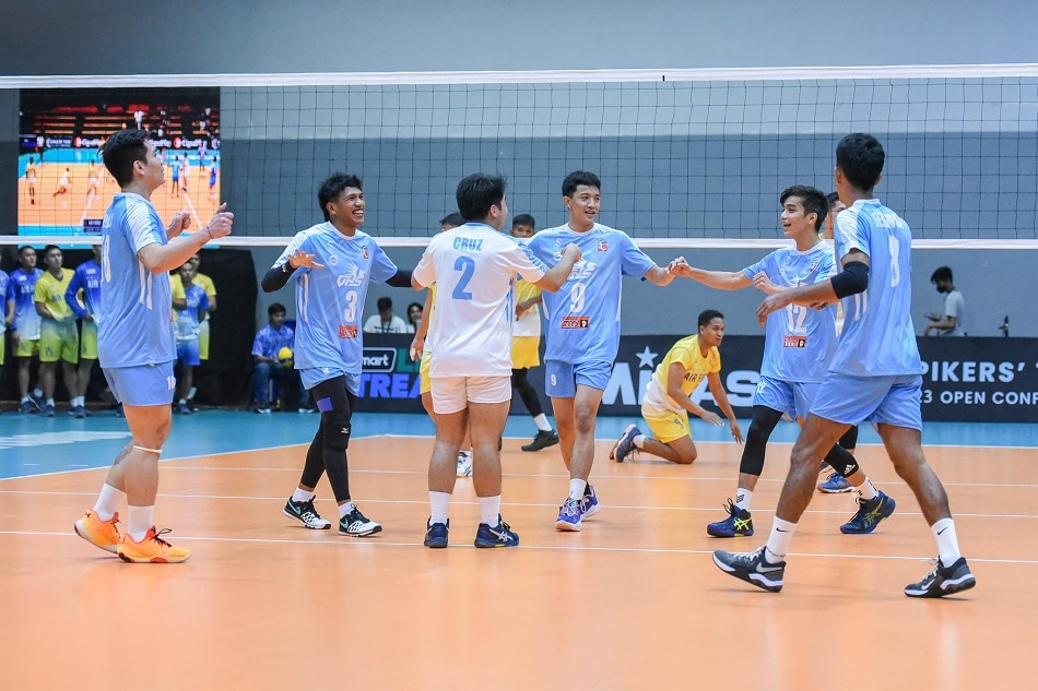 Spikers Turf Vns Upsets Air Force In Thriller Abs Cbn News