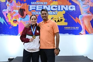 Juliana Gomez nakakuha ng UAAP gold medal