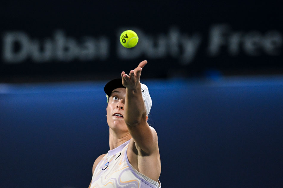 Dubai, UAE, 25th. Feb, 2023. Czech tennis player Barbora Krejcikova wins  the Dubai Duty Free Tennis