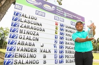 Golf: Alido torches field with 64, edges Lascuna by 1
