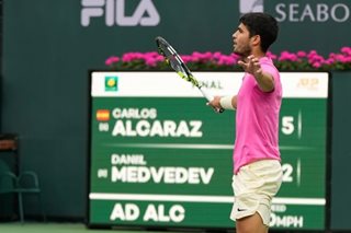 Tennis: Alcaraz routs Medvedev for Indian Wells title