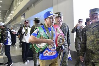 Charly Suarez back in PH after win vs Australia's Fleming