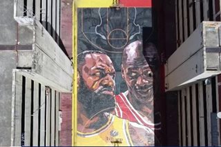 Mural nina Michael Jordan, LeBron James atraksiyon sa Maynila