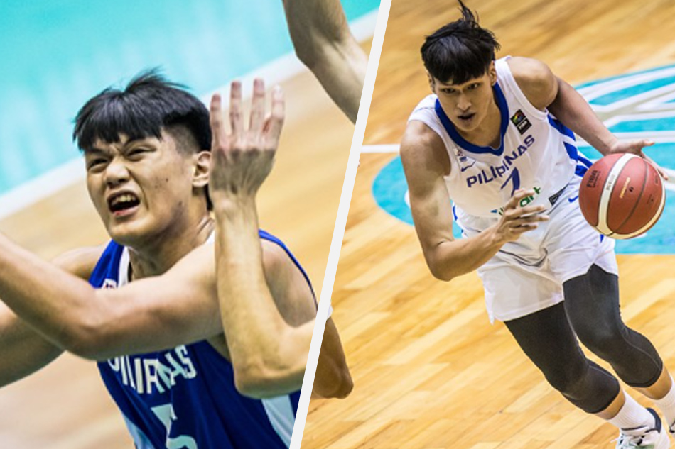 Luis Pablo and Seven Gagate. From FIBA.Basketball