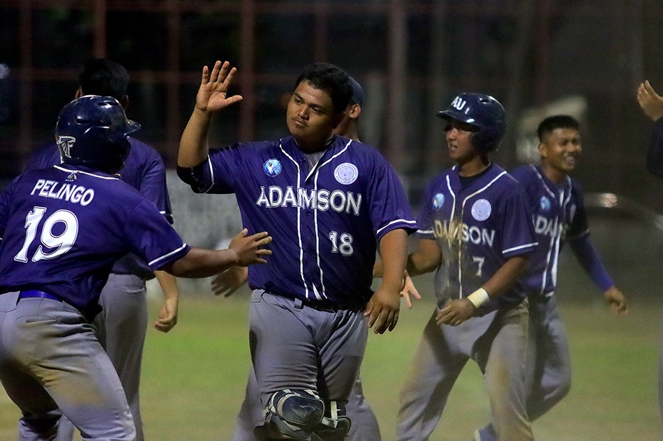 Adamson ended the first round of the Season 85 baseball tournament at solo third. UAAP Media.