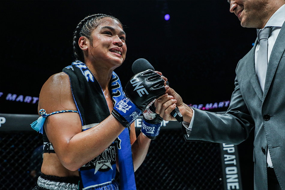 Filipino-American fighter Jackie Buntan. ONE Championship/Handout.