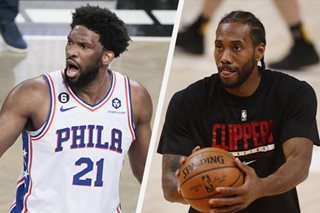 Injury to sideline Sixers star Embiid, Clippers' Leonard still out