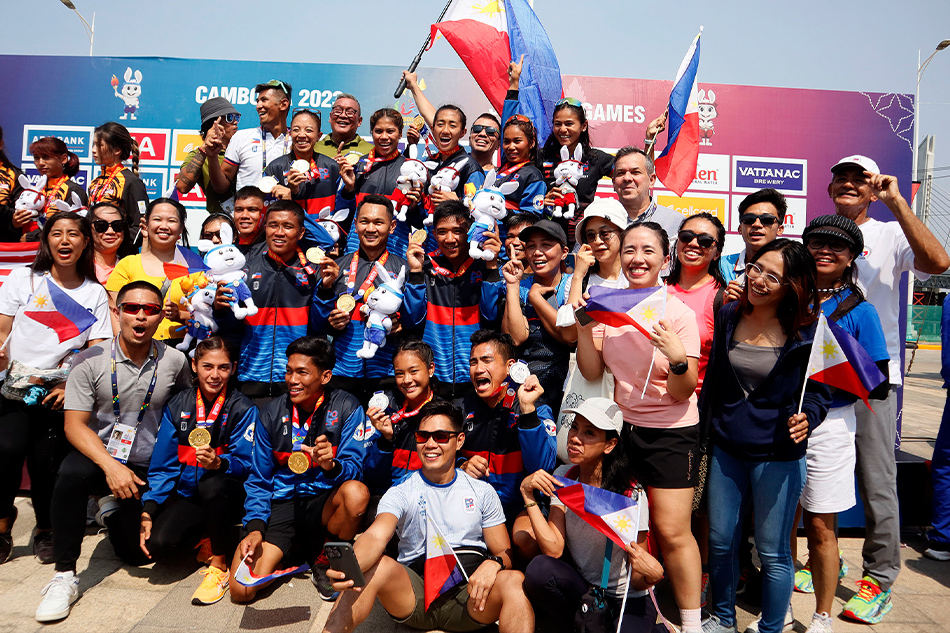 Filipino athletes have won 13 gold medals so far in Cambodia. POC/PSC Media.