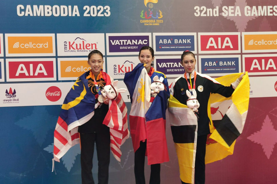 Agatha Wong bags gold in women's taijiquan + taijijian | ABS-CBN News