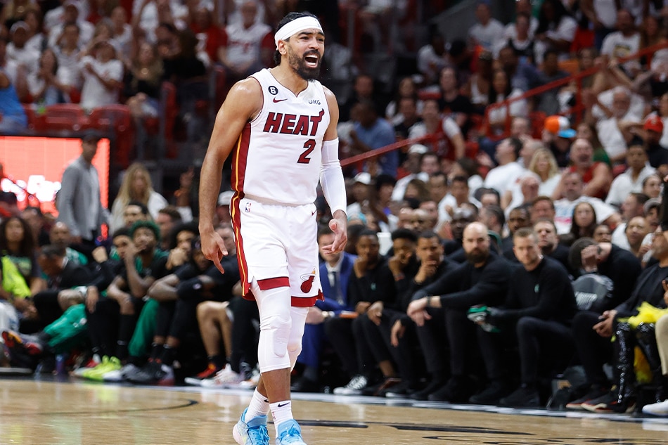 Miami Heat guard Gabe Vincent during the second half of the NBA basketball Eastern Conference Finals playoff game three between the Miami Heat and the Boston Celtics at the Kaseya Center in Miami, Florida, USA, 21 May 2023. EPA-EFE/RHONA WISE SHUTTERSTOCK OUT