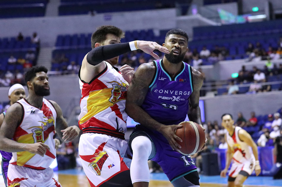Maverick Ahanmisi has yet to find a new team after failing to reach an agreement with Converge. PBA Media/File.