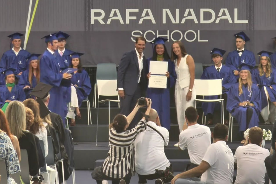 Tennis: Eala marks high school graduation with Nadal, Swiatek | ABS-CBN News