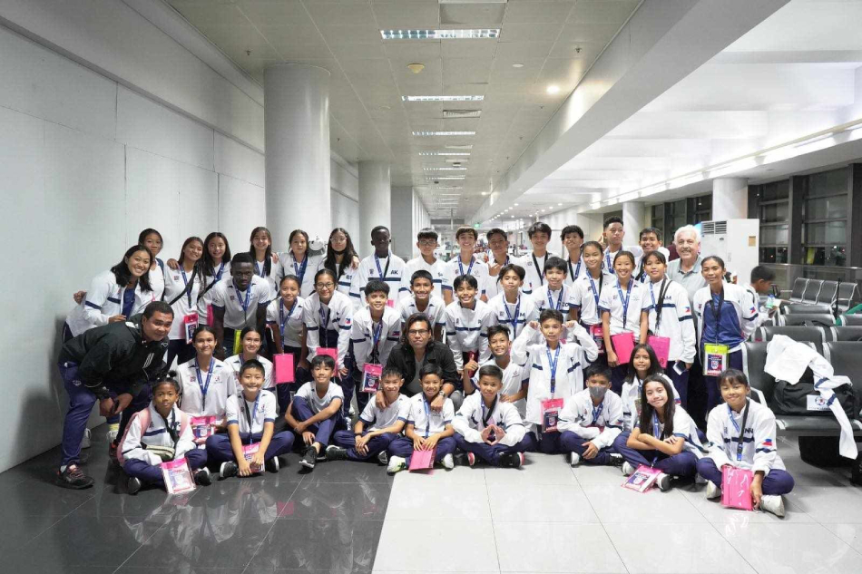The Makati FC delegation before leaving for Europe. Photo courtesy of Makati FC.
