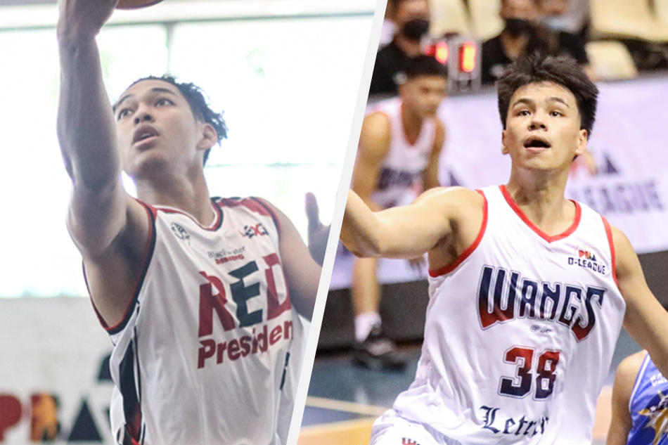 Ricci Rivero and Brent Paraiso. PBA Images.