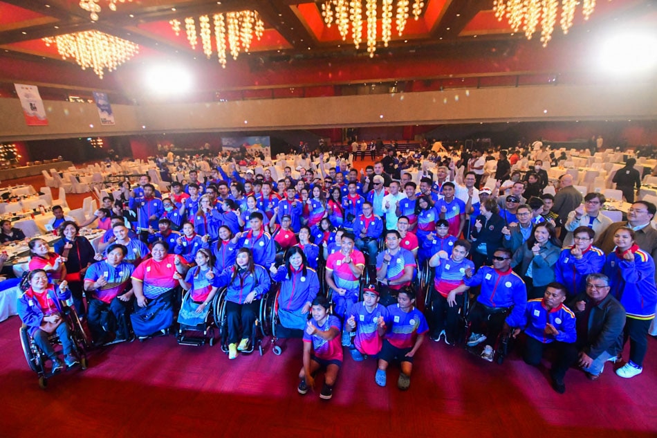 The Philippine Sports Commission, in a ceremony in Pasay City on Monday, sends off athletes participating in the 19th Asian Games and the 4th Asian Para Games in Hangzhou, China. Mark Demayo, ABS-CBN News