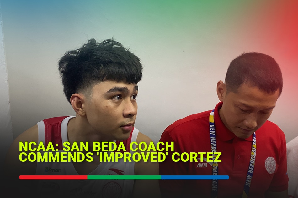 NCAA: San Beda coach commends 'improved' Cortez