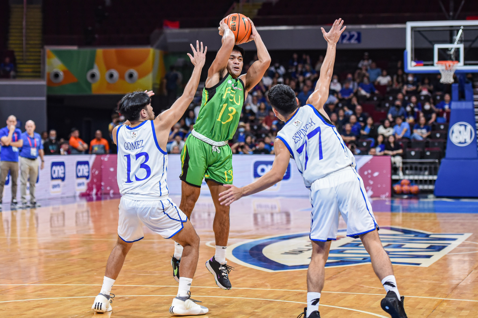 FEU guard L-Jay Gonzales in action for the Tamaraws against Ateneo in the UAAP Season 86 men
