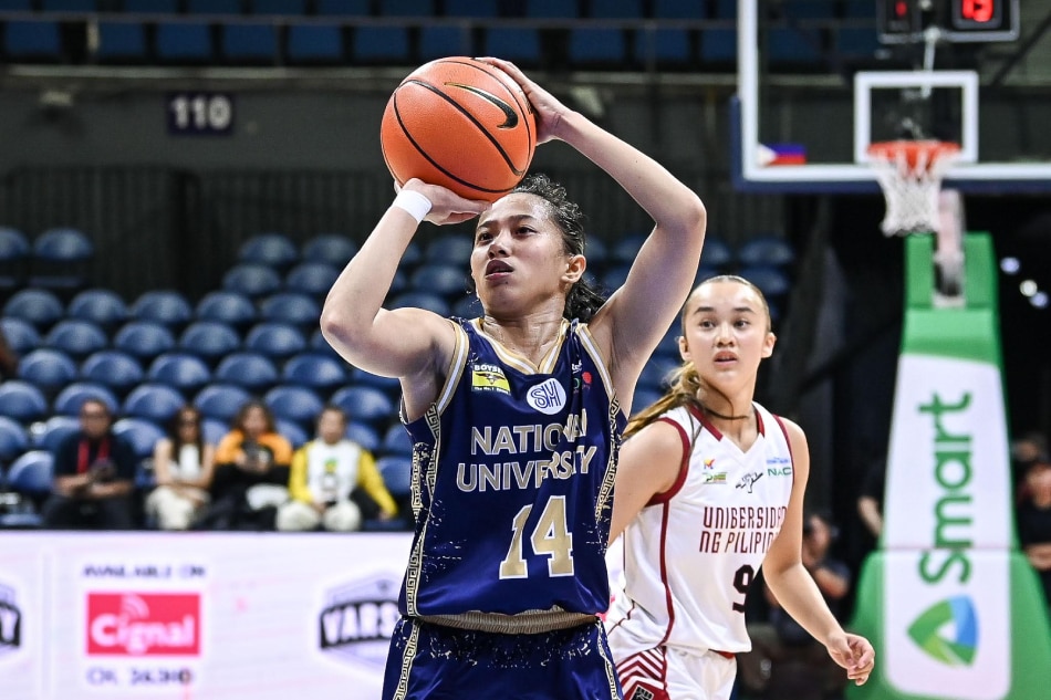 NU’s Maymay Canuto against UP. Photo by UAAP Media.