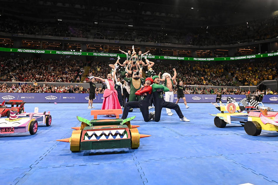  The FEU Cheering Squad. Photo by UAAP. Media.