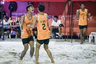 UAAP: FEU-Diliman completes sweep of boys' beach volley
