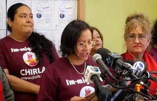 LA immigrants rights advocates hold own SOTU address