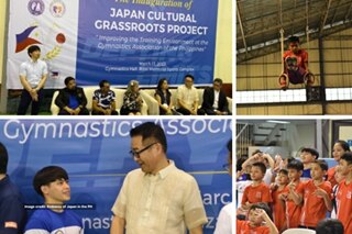 Japan nagbigay sa PH ng equipment para sa mga kabataang Pinoy gymnast 