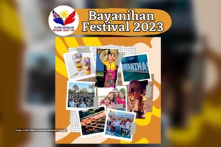 Bayanihan Festival 2023 sa Australia gaganapin sa June 3 