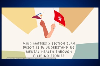 Kabataang Pilipino sa HK inaanyayahan sa mental health workshop series 