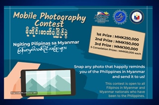 Mobile photography contest, bukas sa mga Pinoy sa Myanmar 