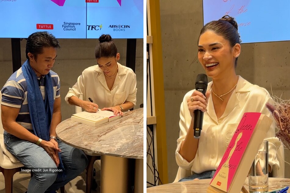 Kauna Unahang Intl Book Signing Ni Pia Wurtzbach Idinaos Sa Sg Abs Cbn News 8386