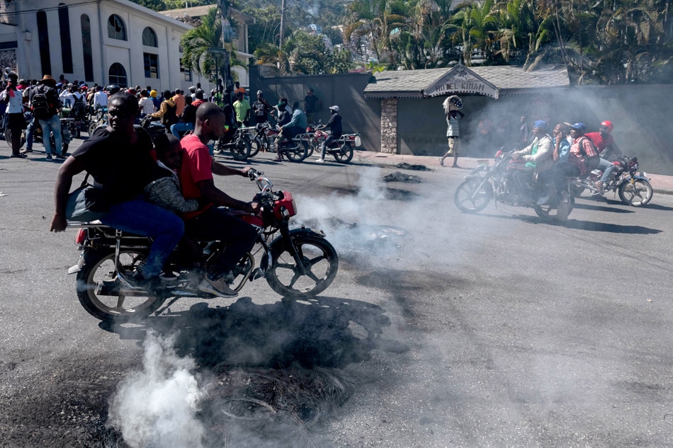 Police unrest in Haiti