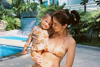 Anne Curtis calls daughter Dahlia her 'little gymnast' 